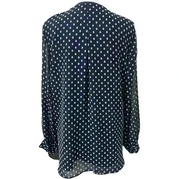 Banana Republic Women’s Polka Dot High-Low Top - Picture 6 of 12